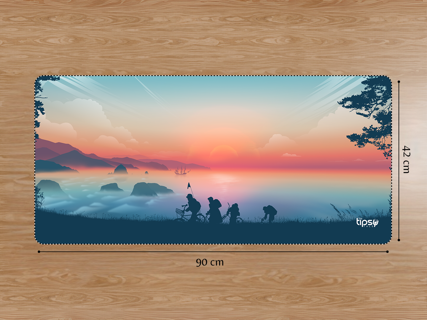 "FAMILY HIKE" Gaming Mousepad Elevate Your Gaming Experience