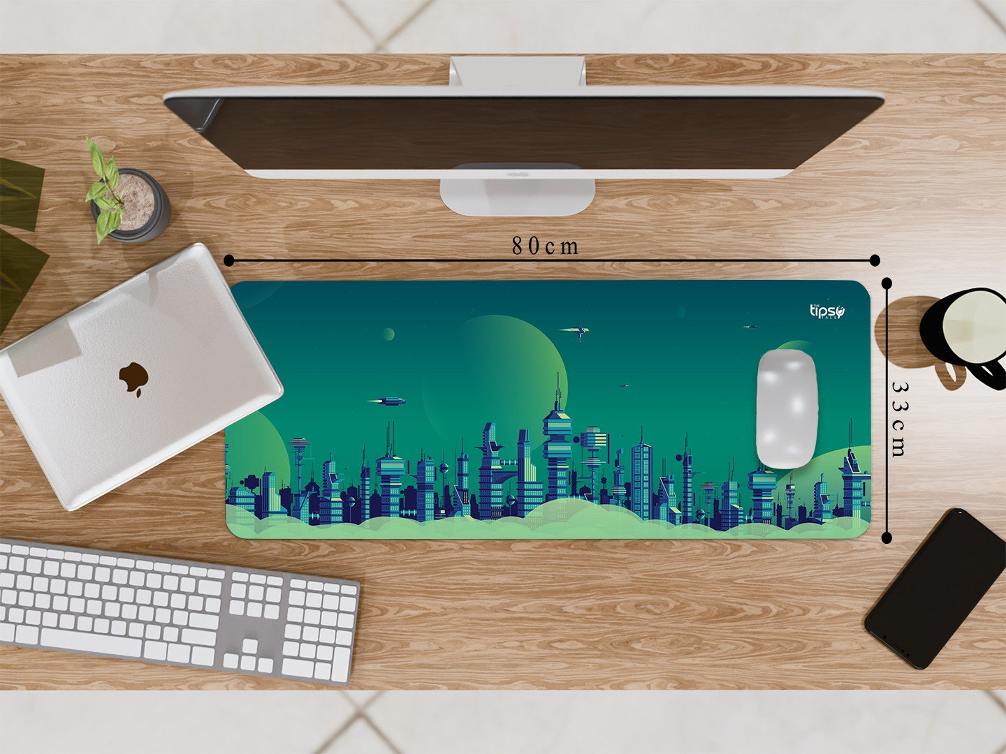 " FUTURE CITY" Gaming Mousepad Elevate Your Gaming Experience