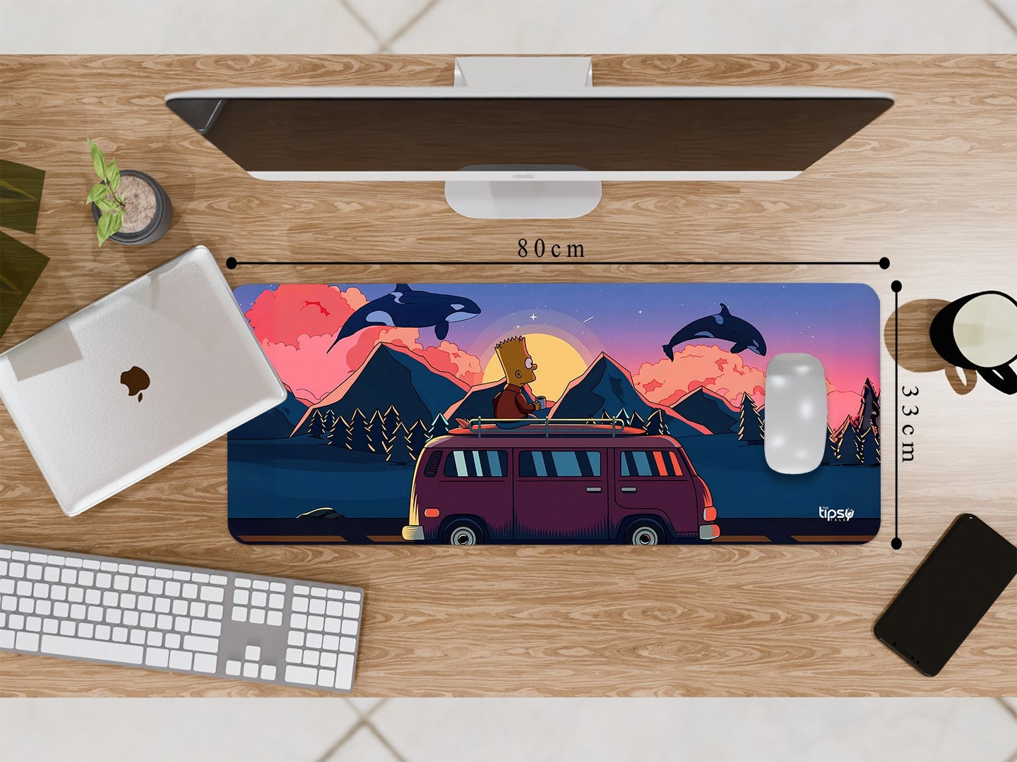"THE SIMPSONS- ENTERTAINMENT EDITION" Gaming Mousepad Elevate Your Gaming Experience