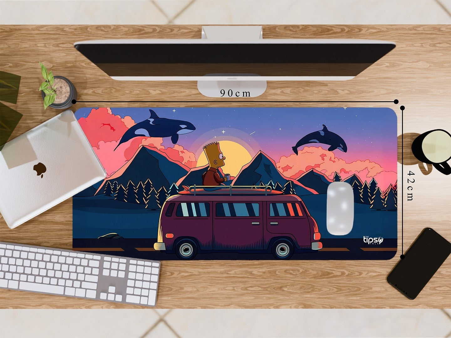 "THE SIMPSONS- ENTERTAINMENT EDITION" Gaming Mousepad Elevate Your Gaming Experience