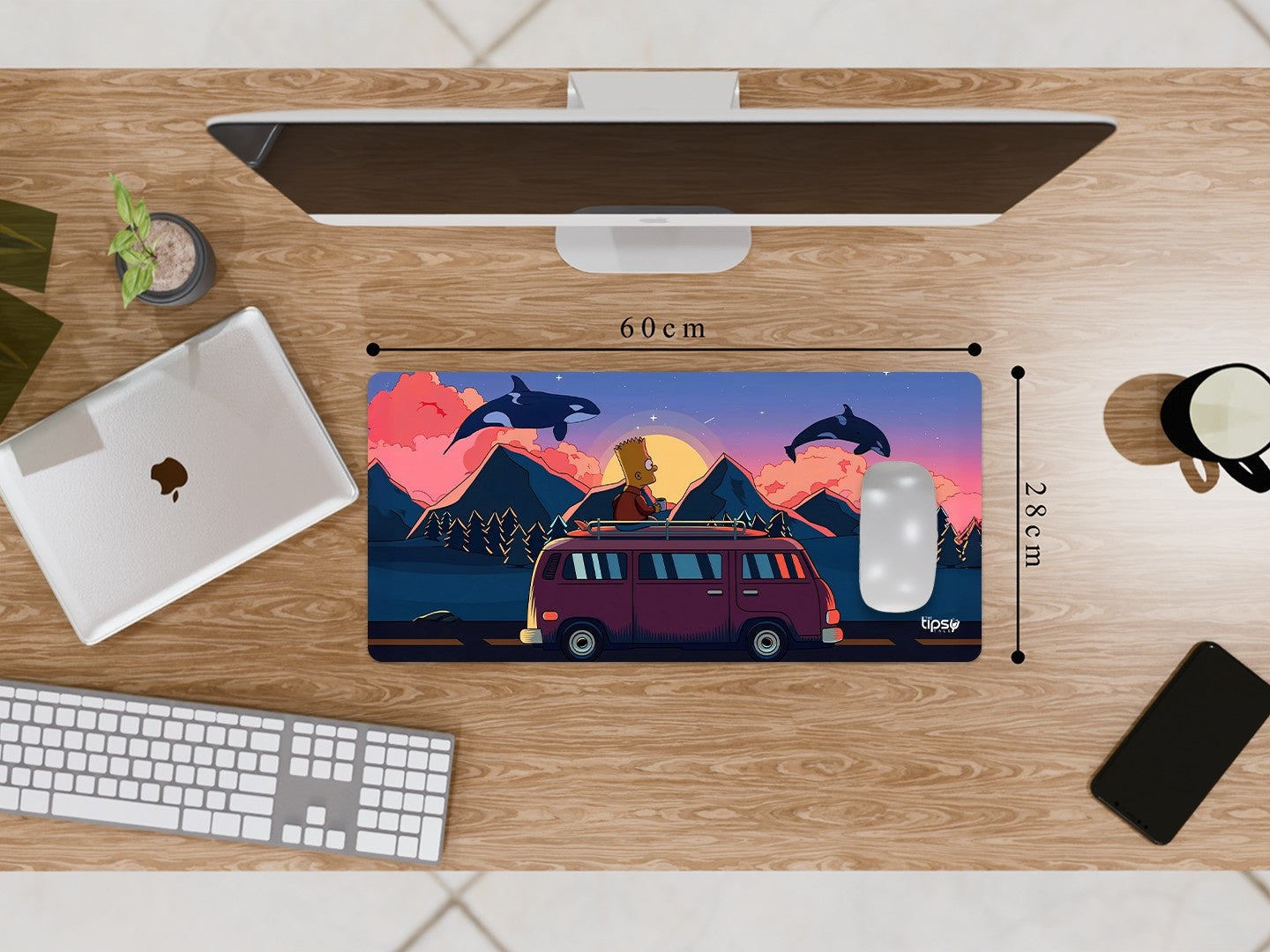 "THE SIMPSONS- ENTERTAINMENT EDITION" Gaming Mousepad Elevate Your Gaming Experience