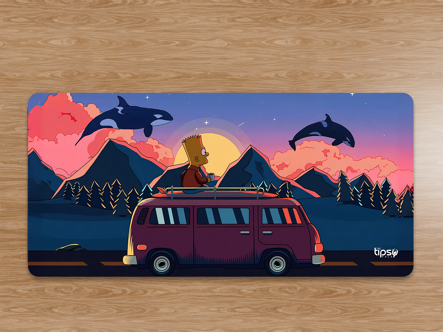 "THE SIMPSONS- ENTERTAINMENT EDITION" Gaming Mousepad Elevate Your Gaming Experience