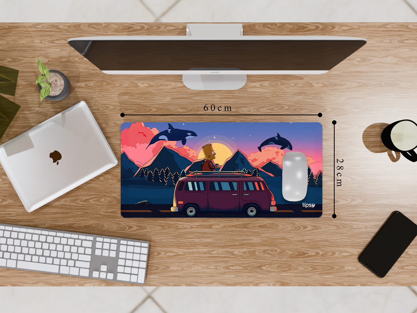 "THE SIMPSONS- ENTERTAINMENT EDITION" Gaming Mousepad Elevate Your Gaming Experience