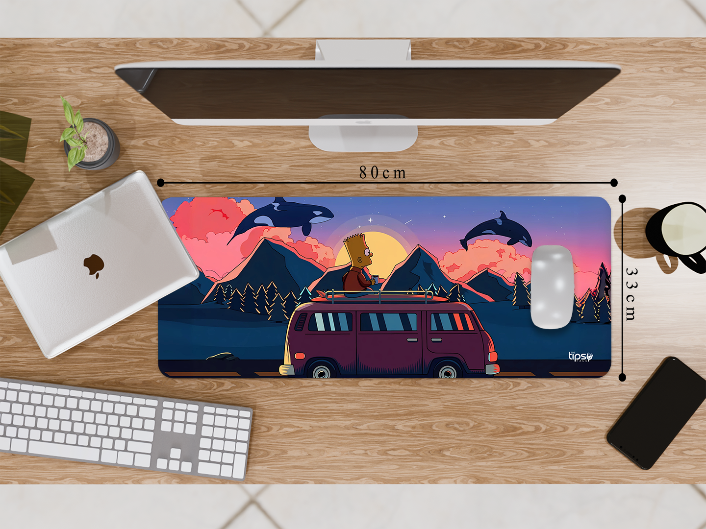 "THE SIMPSONS- ENTERTAINMENT EDITION" Gaming Mousepad Elevate Your Gaming Experience