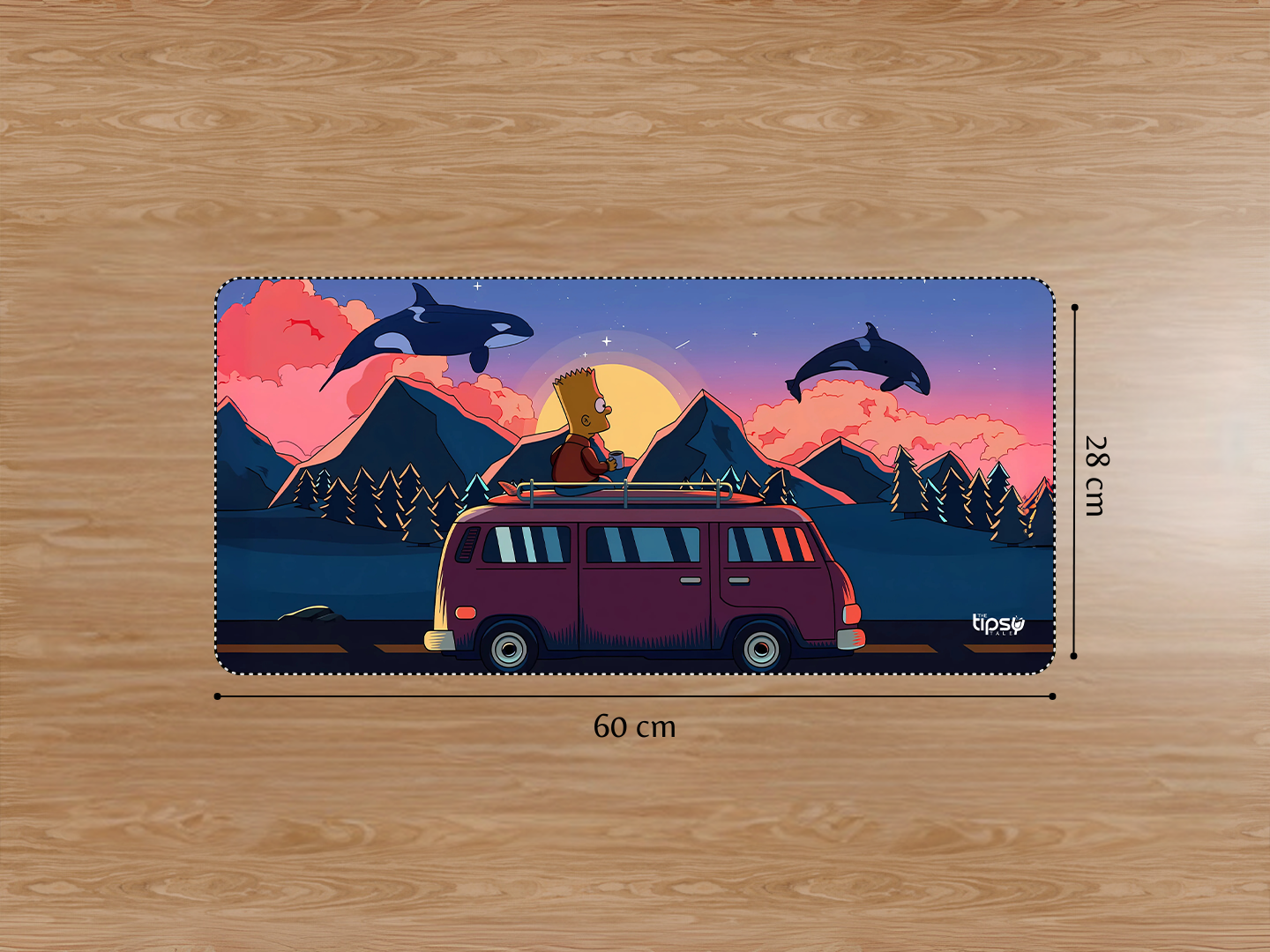 "THE SIMPSONS- ENTERTAINMENT EDITION" Gaming Mousepad Elevate Your Gaming Experience