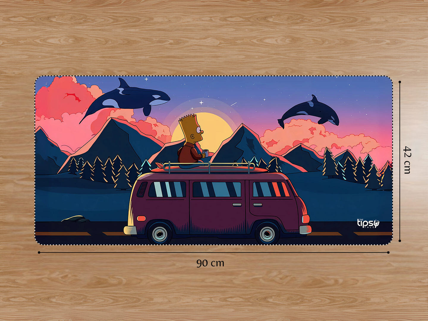 "THE SIMPSONS- ENTERTAINMENT EDITION" Gaming Mousepad Elevate Your Gaming Experience