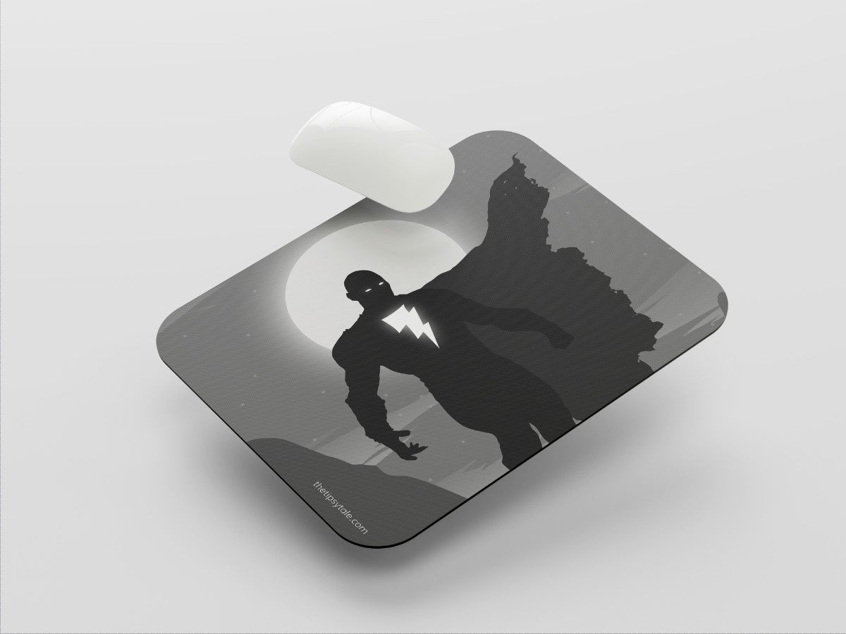 "BLACK ADAM" Mousepad Enhance Your Workspace with Style