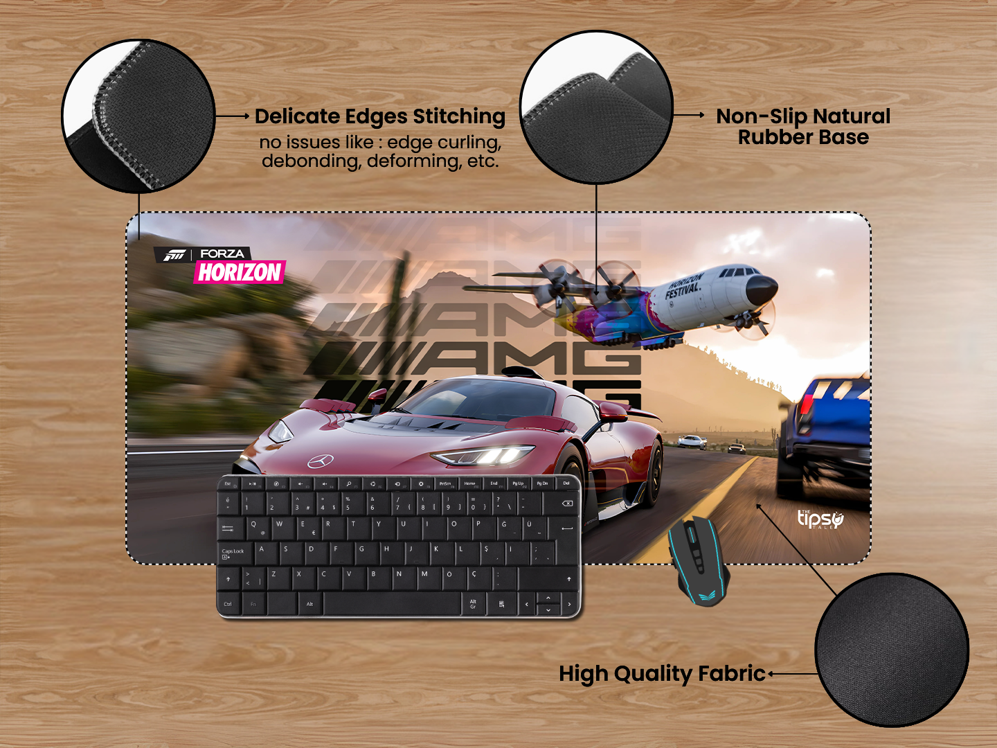 "FORZA HORIZON - AMG- GAMING EDITION" Gaming Mousepad Elevate Your Gaming Experience
