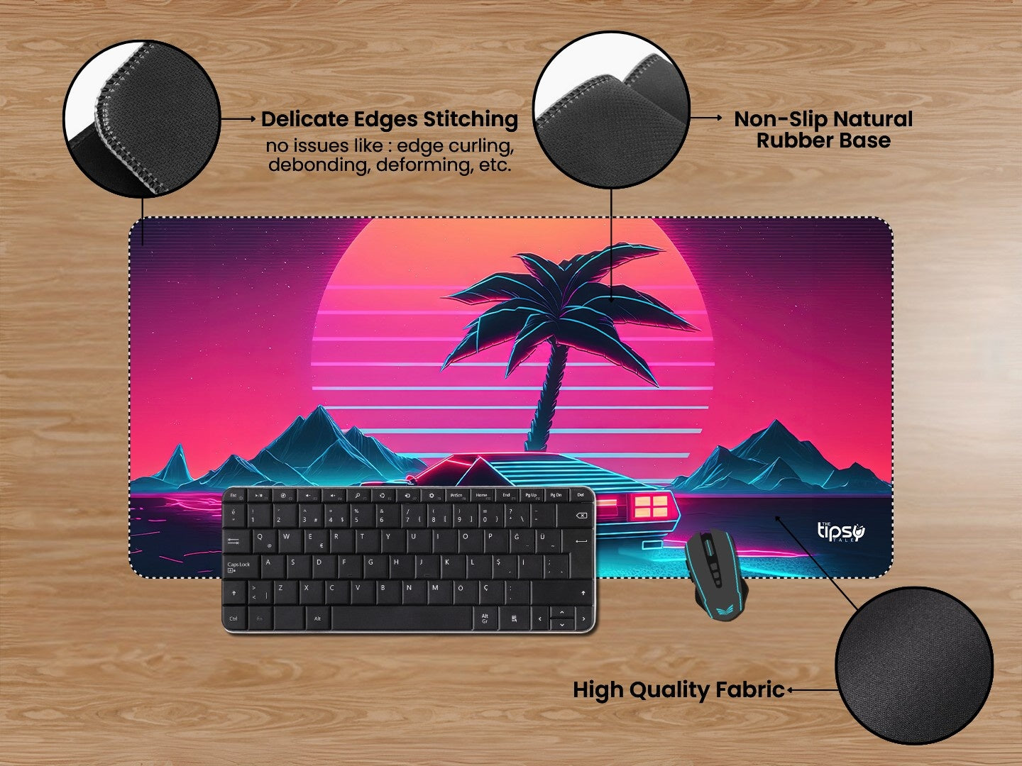 "NEON LIGHTING CAR EDITION" Gaming Mousepad Elevate Your Gaming Experience