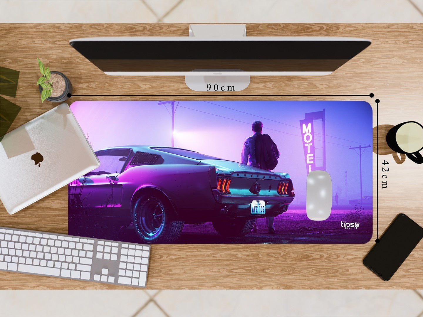 "FORD MUSTANG-MOTEL VIEW" Gaming Mousepad Elevate Your Gaming Experience