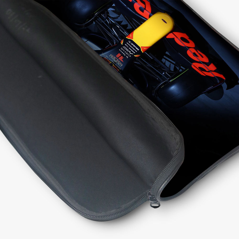 "SCUDERIA FERRARI - MAX VERSTAPPEN" Laptop Sleeves:Bold Modern Design for Every Size