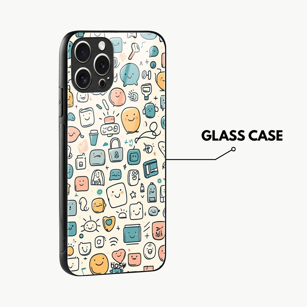 "Doodle art" -Mobile Covers Shock Resistant, Slim & Stylish Cases