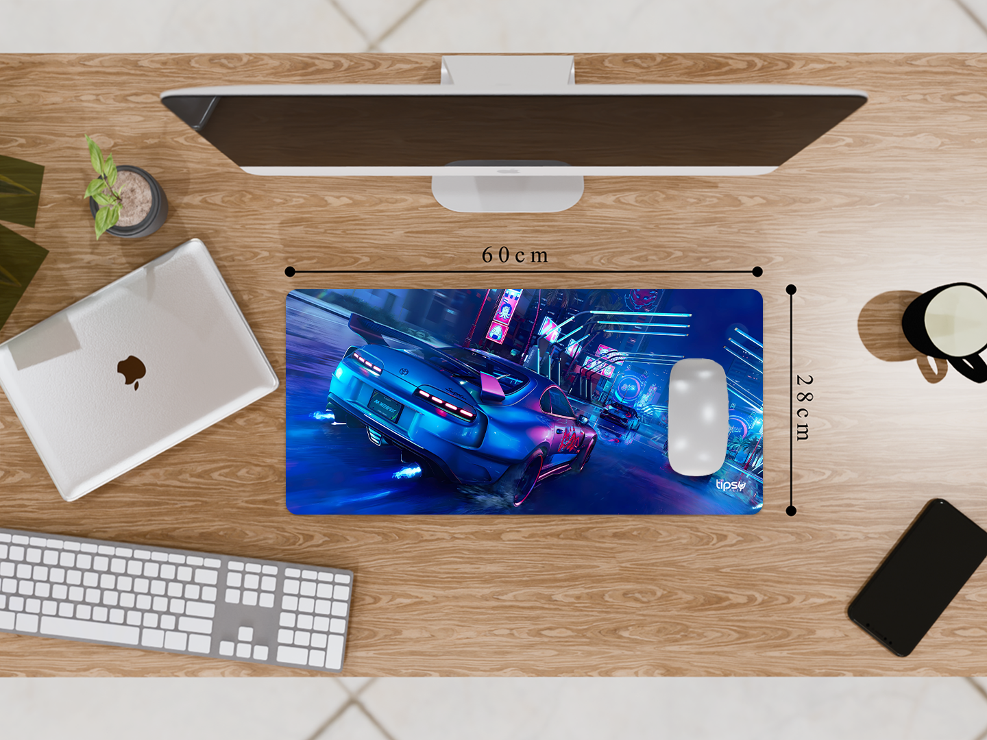 "SUPRA RACING CAR - MOTOR FEST- GAMING EDITION" Gaming Mousepad Elevate Your Gaming Experience
