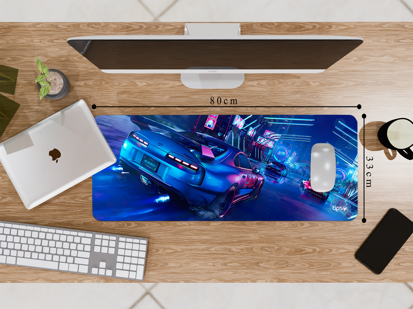 "SUPRA RACING CAR - MOTOR FEST- GAMING EDITION" Gaming Mousepad Elevate Your Gaming Experience