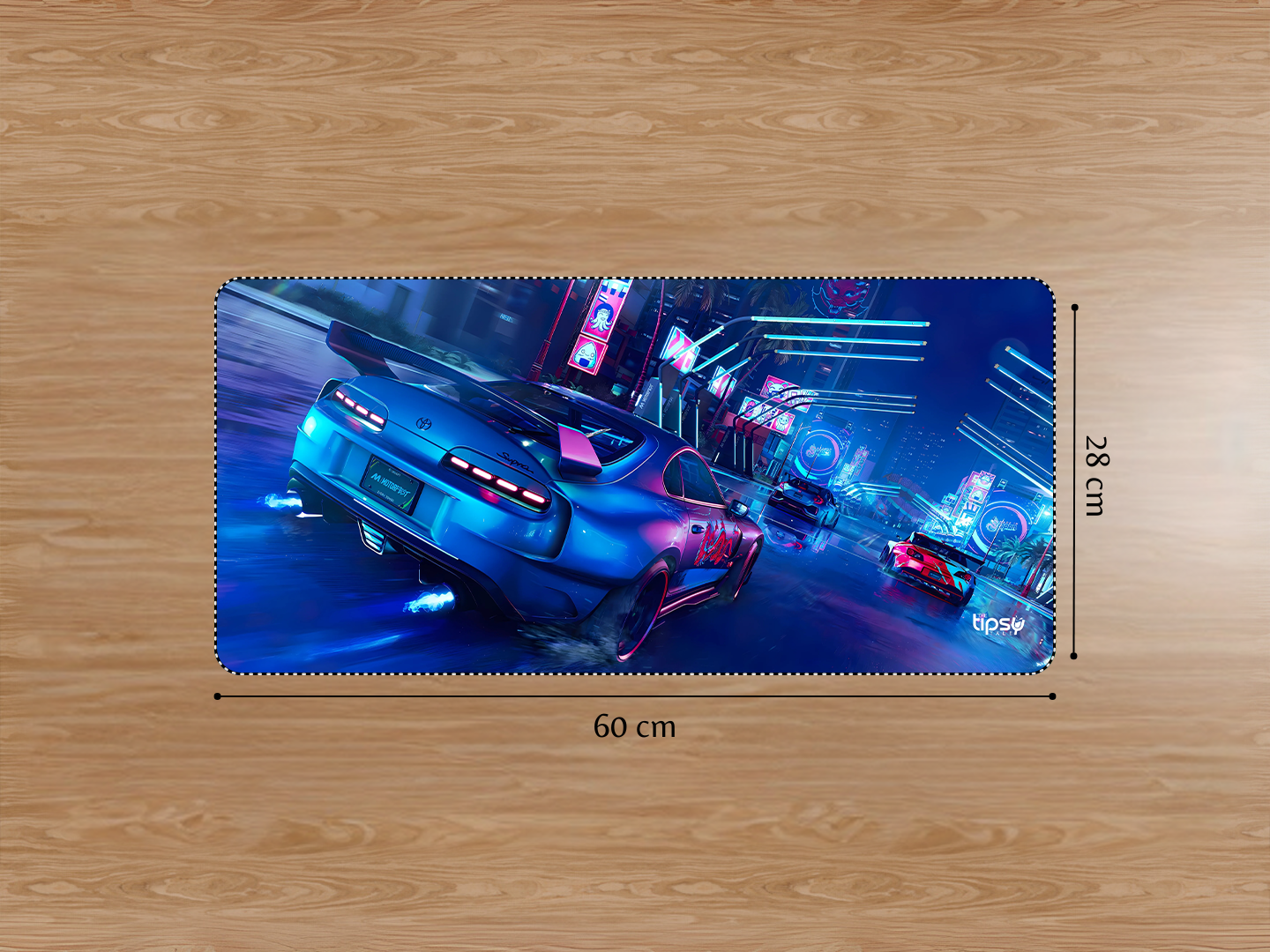 "SUPRA RACING CAR - MOTOR FEST- GAMING EDITION" Gaming Mousepad Elevate Your Gaming Experience