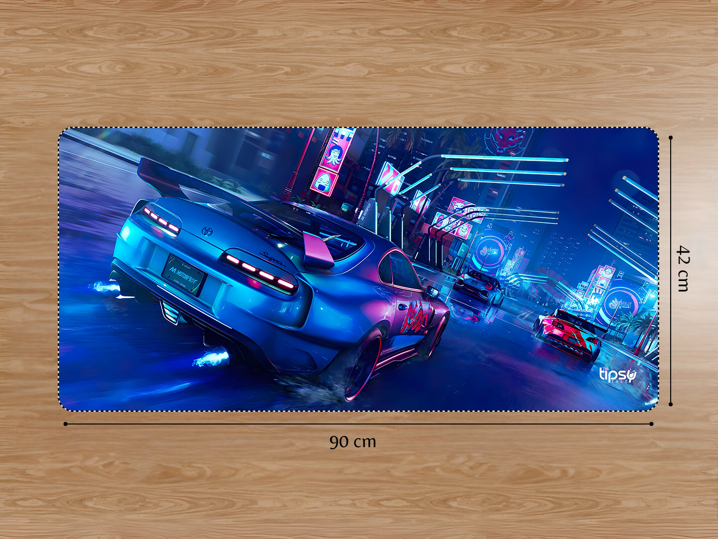 "SUPRA RACING CAR - MOTOR FEST- GAMING EDITION" Gaming Mousepad Elevate Your Gaming Experience