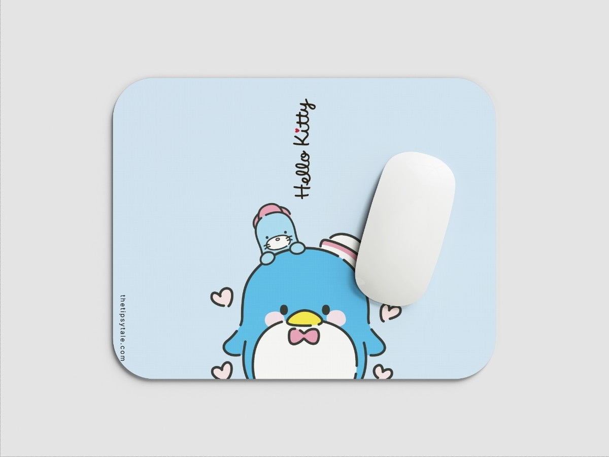 "Hello Kitty: Cute Tuxedo Sam Chip (Sanrio)" Mousepad Enhance Your Workspace with Style