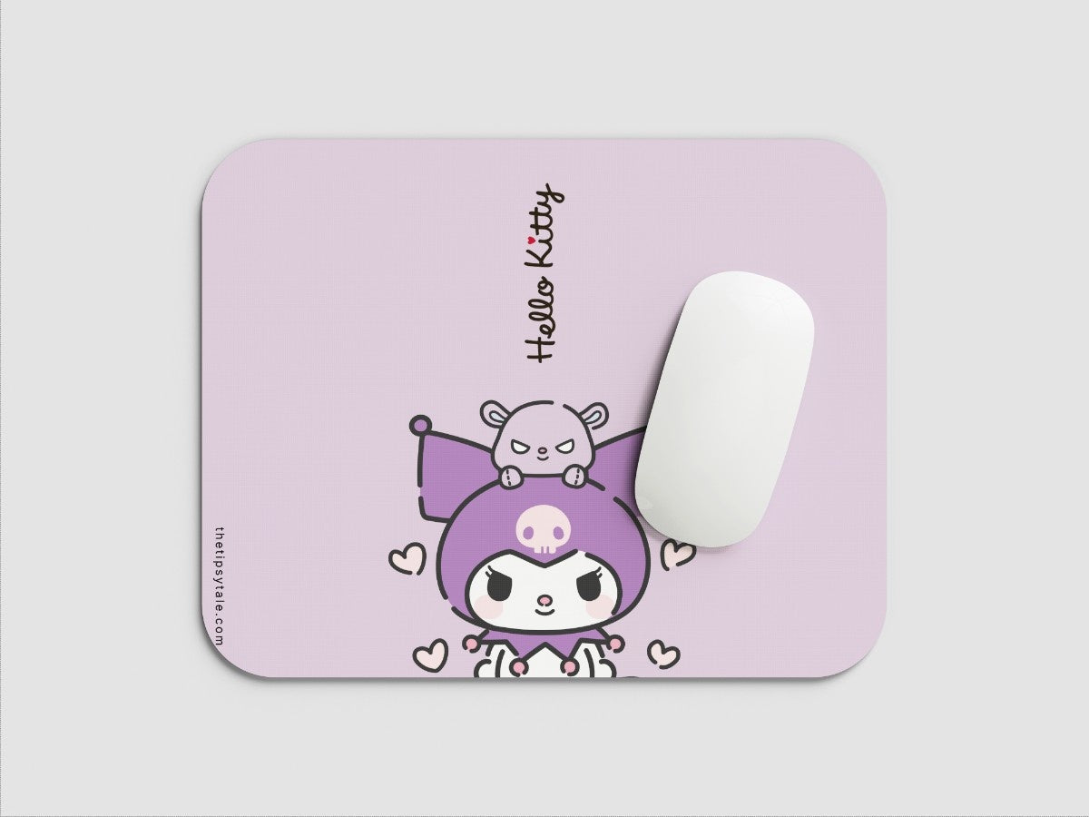 "Hello Kitty: Kuromi Halloween" Mousepad Enhance Your Workspace with Style