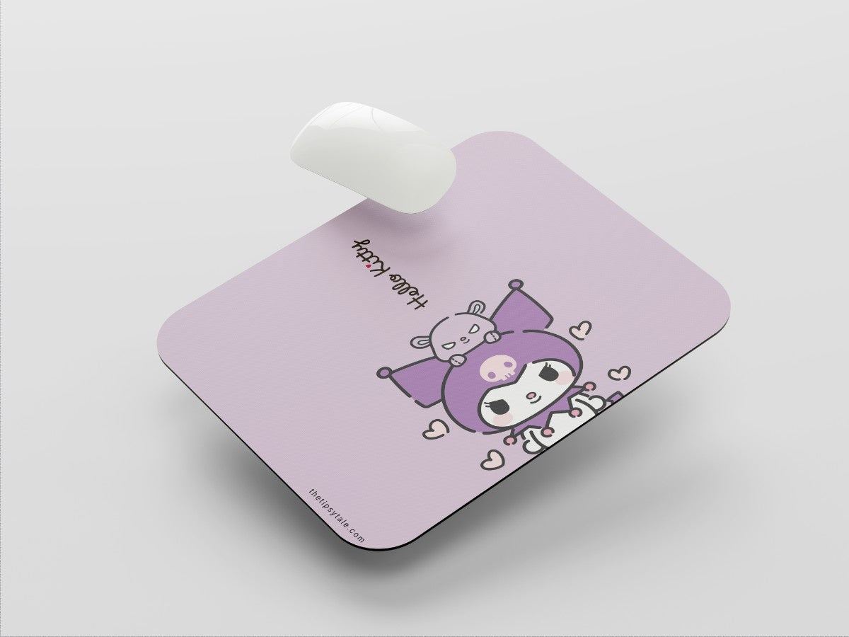 "Hello Kitty: Kuromi Halloween" Mousepad Enhance Your Workspace with Style