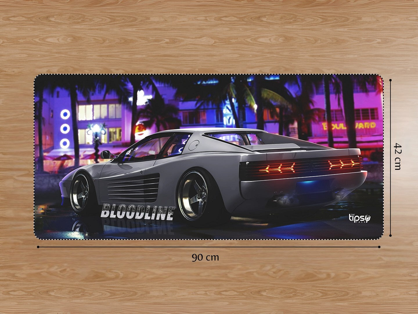 "BLOODLINE -  FERRARI TESTAROSSA" Gaming Mousepad Elevate Your Gaming Experience