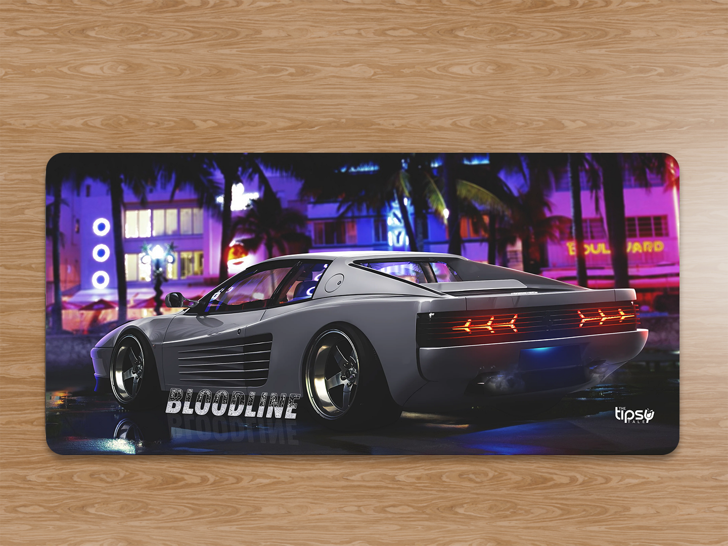 "BLOODLINE -  FERRARI TESTAROSSA" Gaming Mousepad Elevate Your Gaming Experience