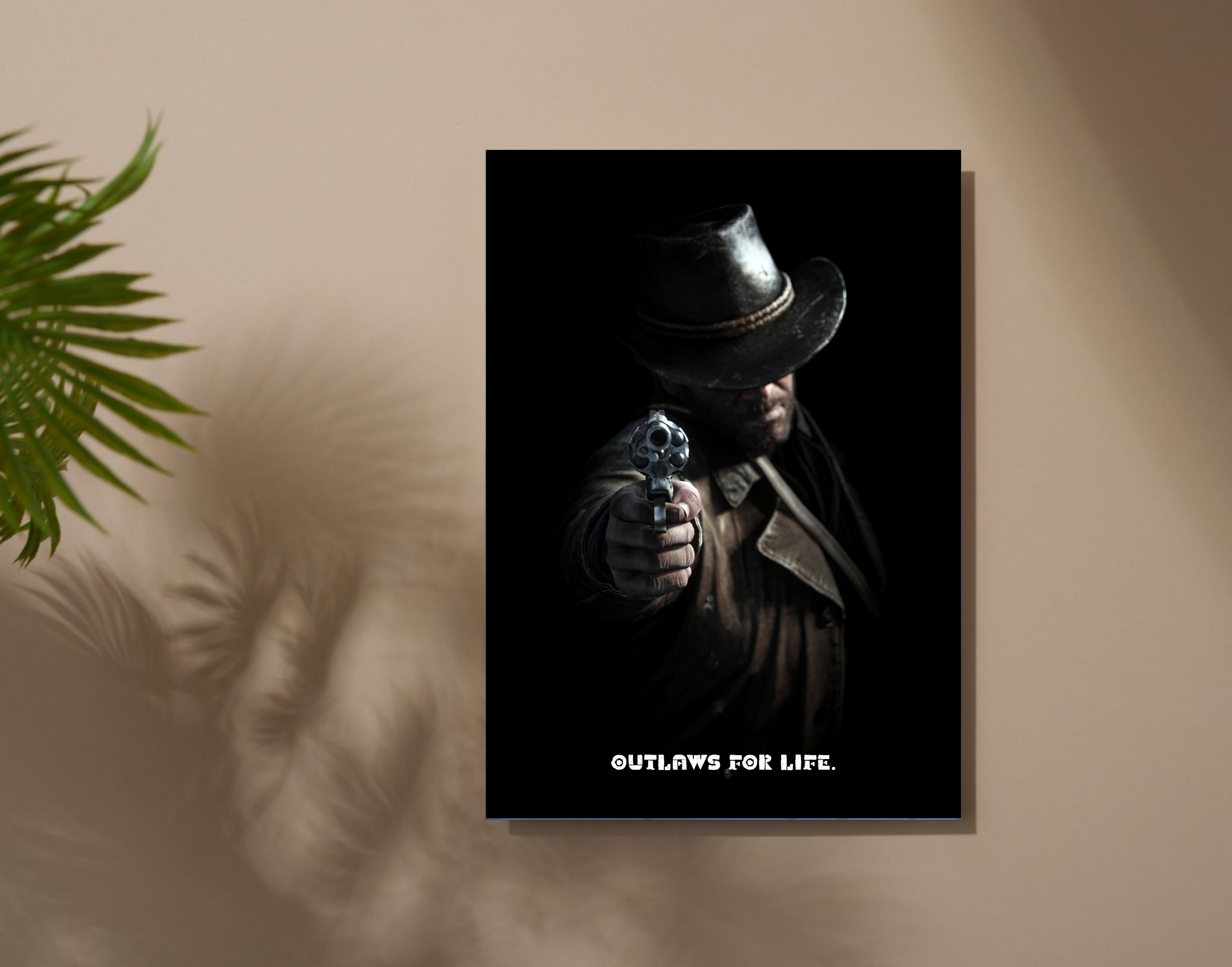 "ARTHUR MORGAN : RED DEAD REDEMPTION"- Shiny & Sturdy Metallic Poster  Art That Pops & Sticks