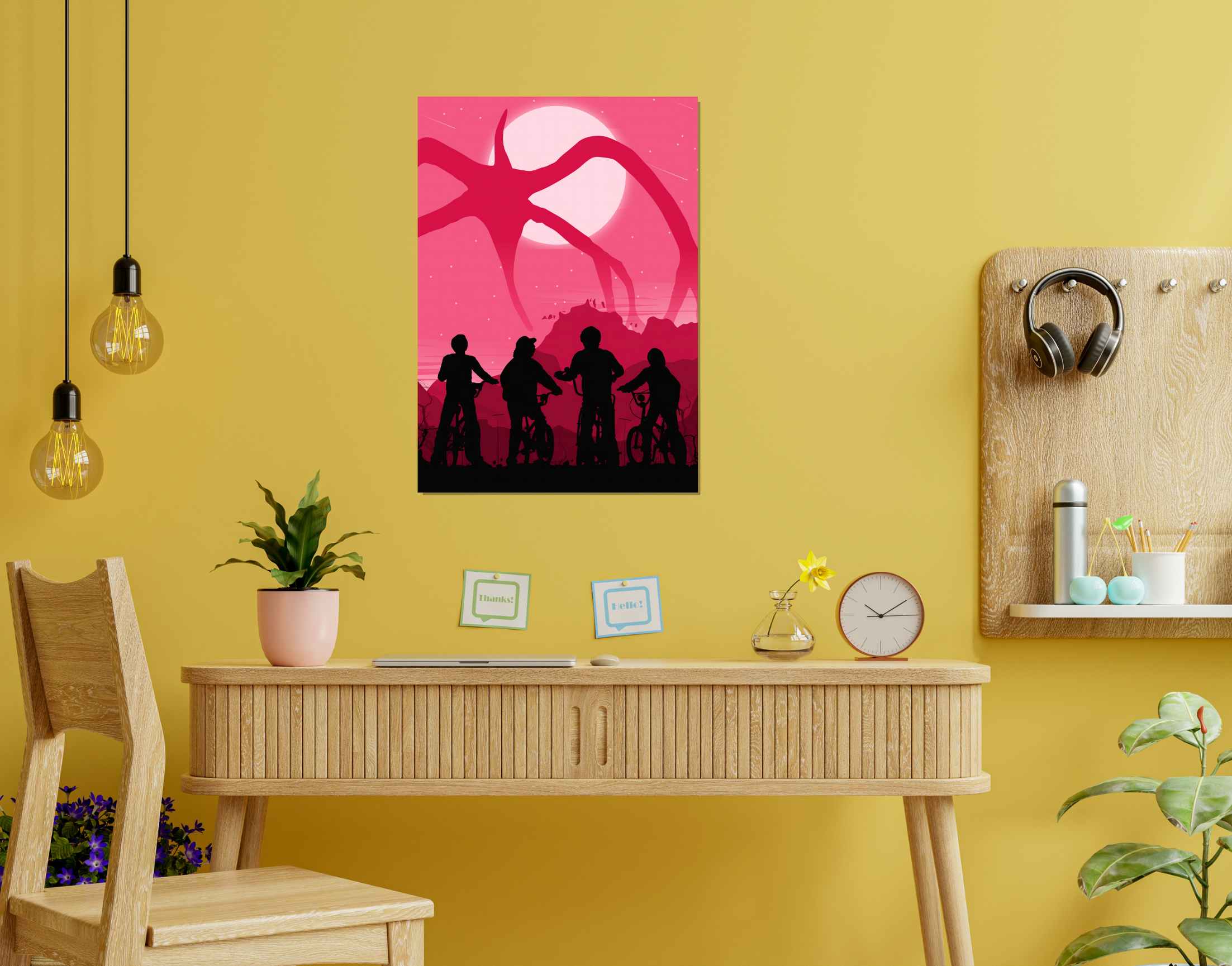 "STRANGER THINGS #Entertainment Edition"- Shiny & Sturdy Metallic Poster Art That Pops & Sticks