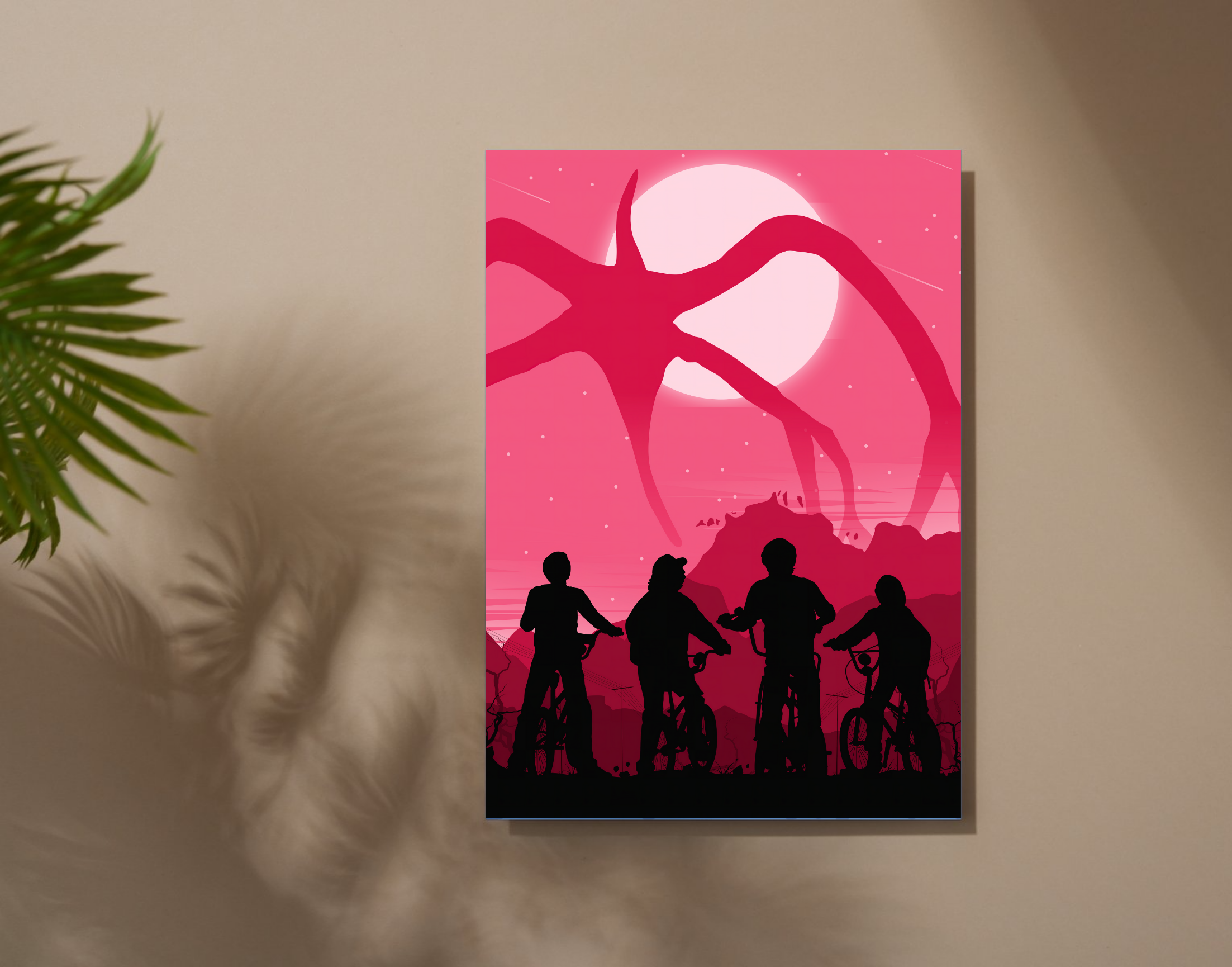 "STRANGER THINGS #Entertainment Edition"- Shiny & Sturdy Metallic Poster Art That Pops & Sticks