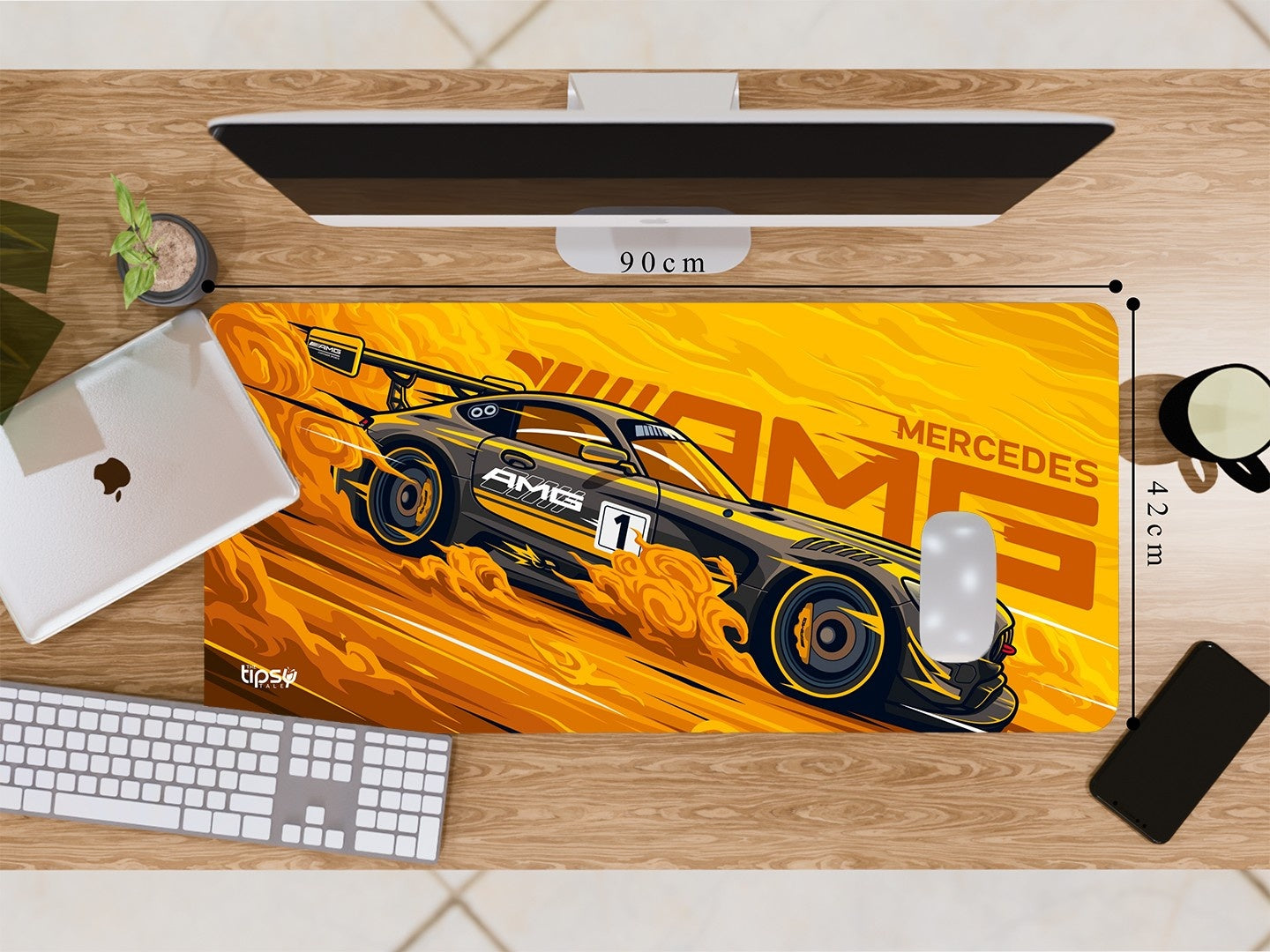 "AMG - MERCEDES BENZ" Gaming Mousepad Elevate Your Gaming Experience