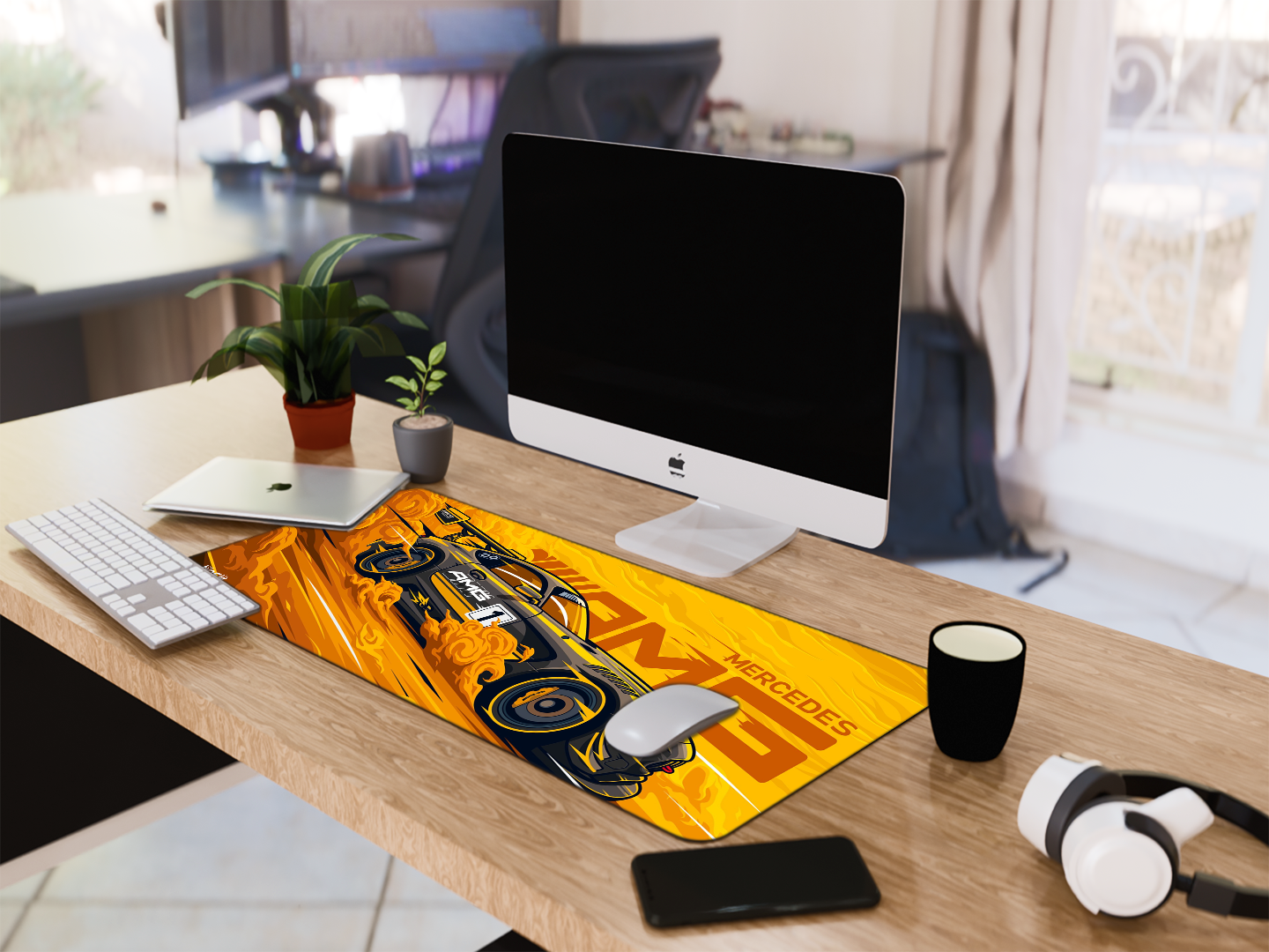 "AMG - MERCEDES BENZ" Gaming Mousepad Elevate Your Gaming Experience
