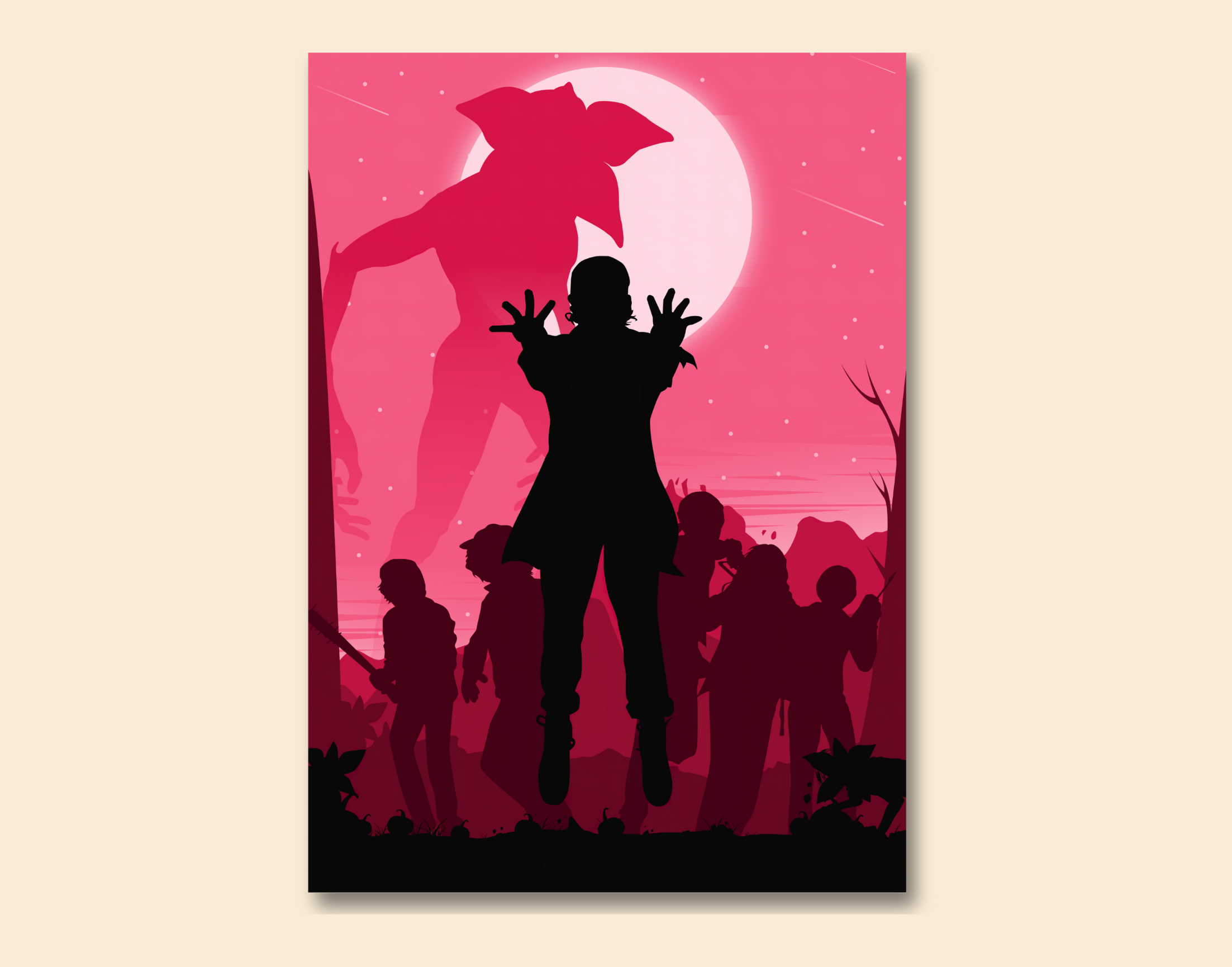 "STRANGER THINGS #11Edition"- Shiny & Sturdy Metallic Poster Art That Pops & Sticks