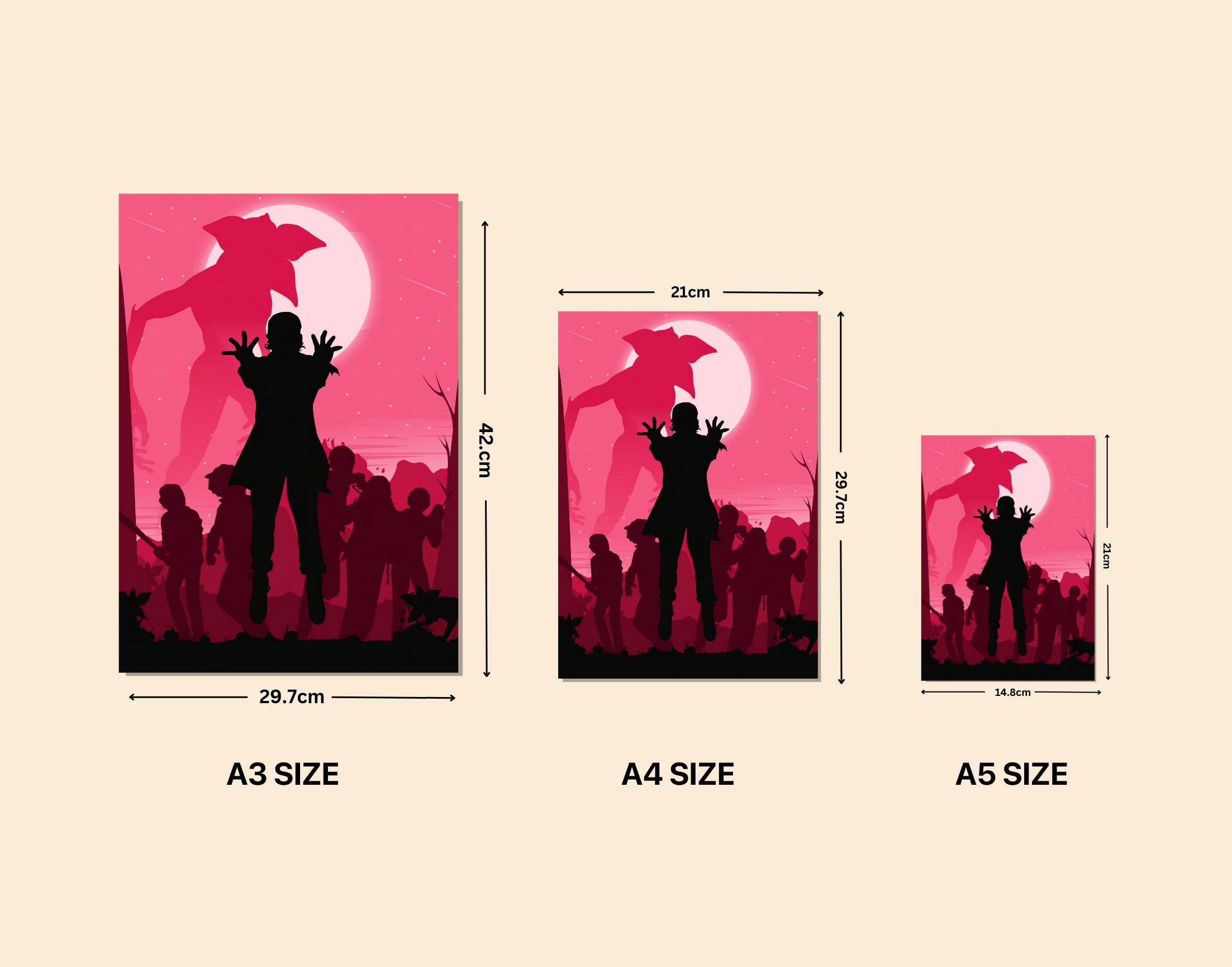 "STRANGER THINGS #11Edition"- Shiny & Sturdy Metallic Poster Art That Pops & Sticks