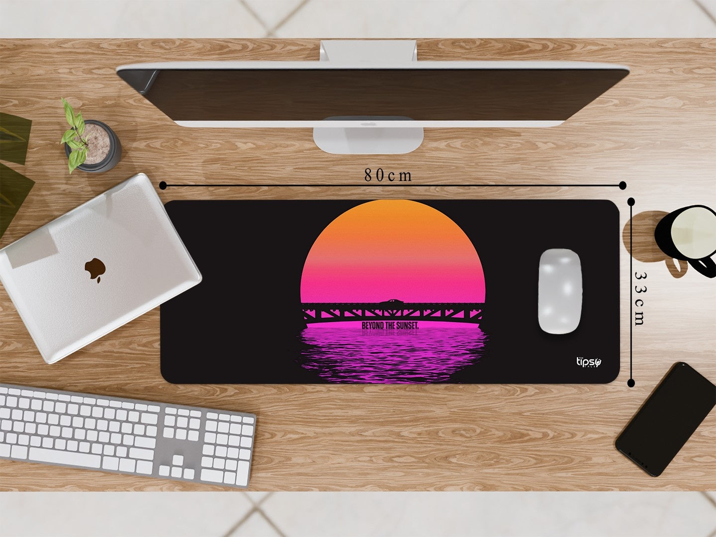 "Beyond the Sunset- CAR EDITION" Gaming Mousepad Elevate Your Gaming Experience