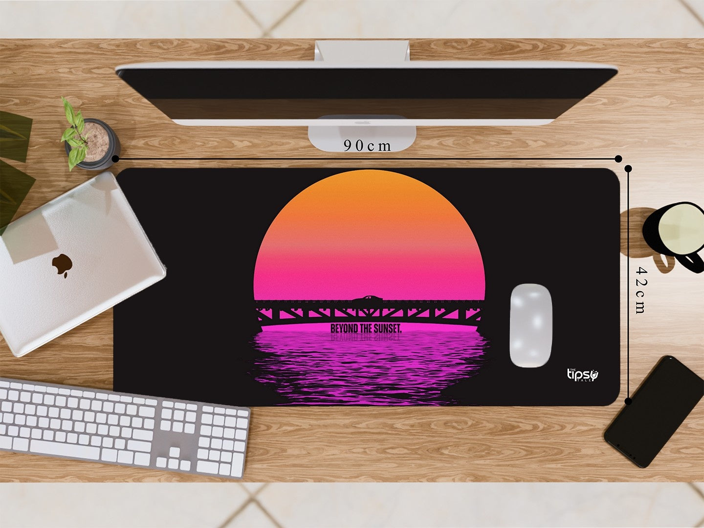 "Beyond the Sunset- CAR EDITION" Gaming Mousepad Elevate Your Gaming Experience