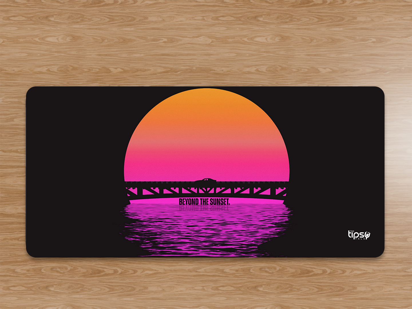 "Beyond the Sunset- CAR EDITION" Gaming Mousepad Elevate Your Gaming Experience