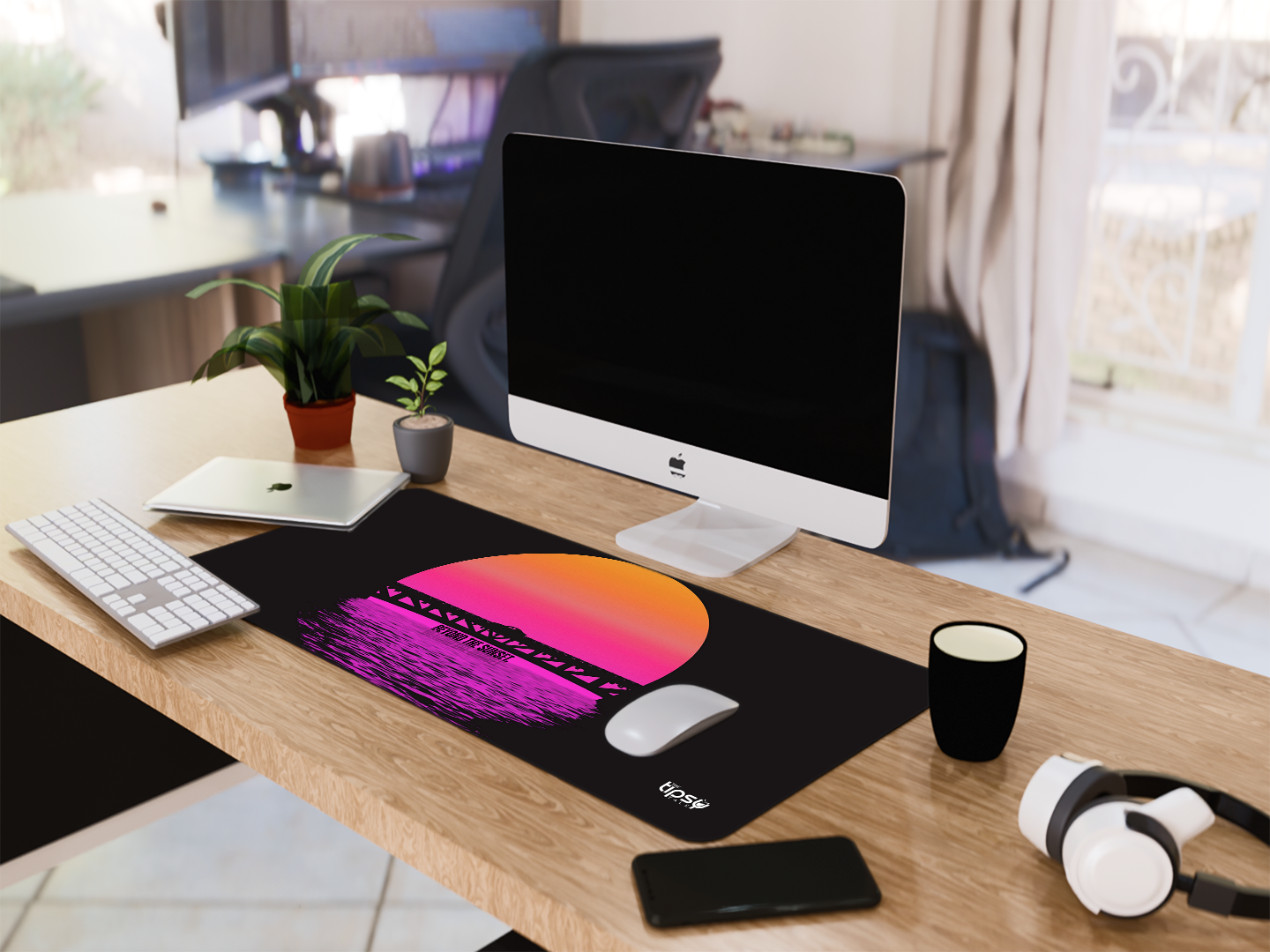"Beyond the Sunset- CAR EDITION" Gaming Mousepad Elevate Your Gaming Experience