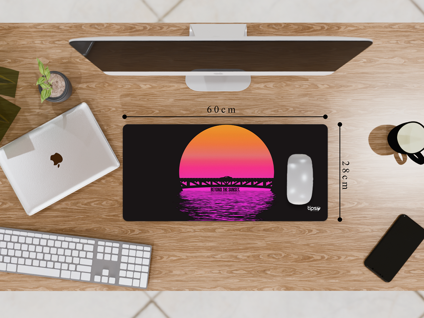 "Beyond the Sunset- CAR EDITION" Gaming Mousepad Elevate Your Gaming Experience