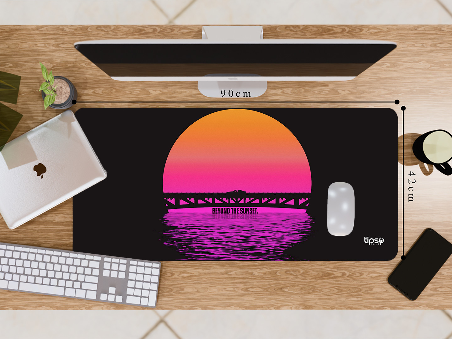 "Beyond the Sunset- CAR EDITION" Gaming Mousepad Elevate Your Gaming Experience
