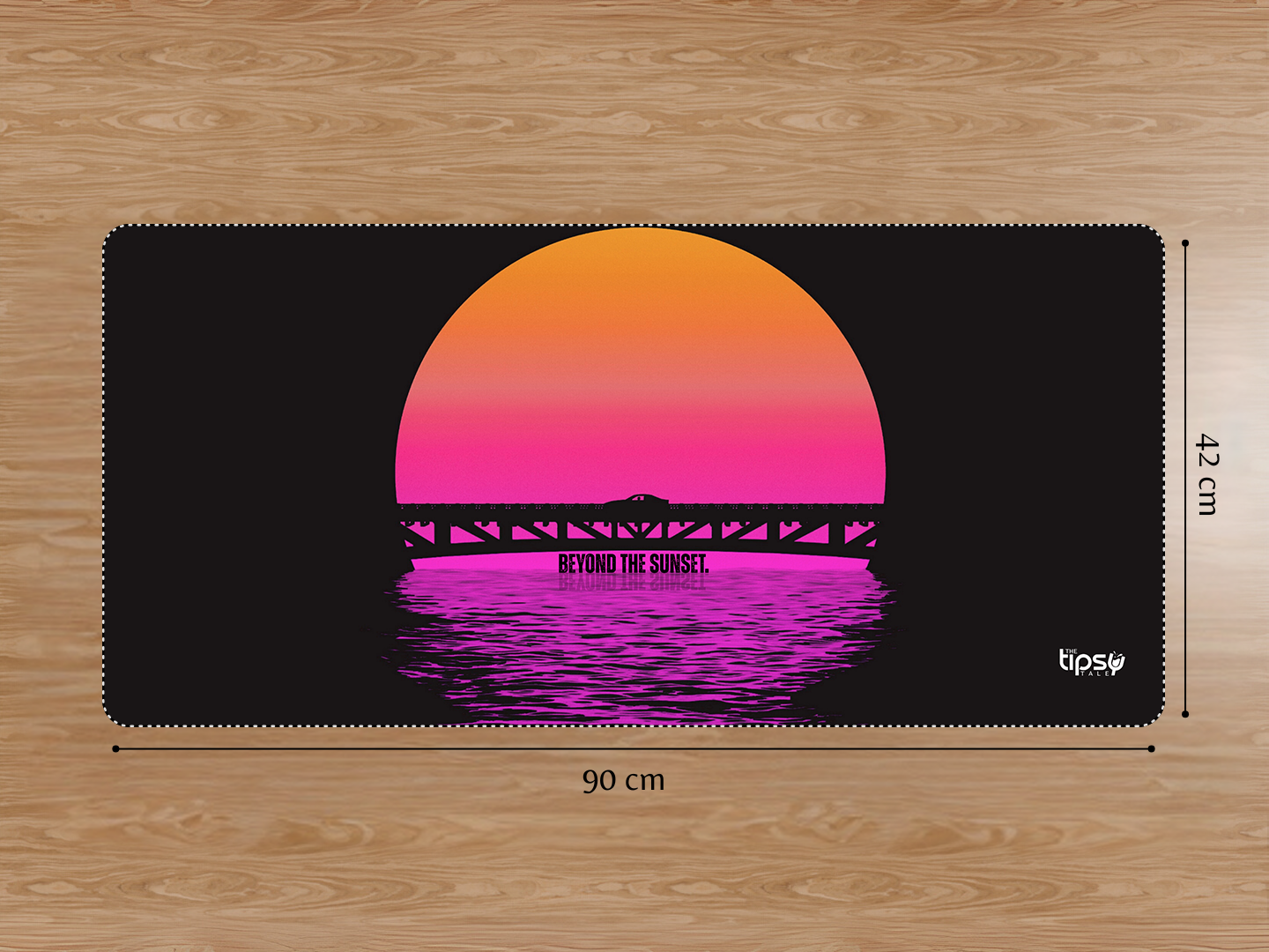 "Beyond the Sunset- CAR EDITION" Gaming Mousepad Elevate Your Gaming Experience