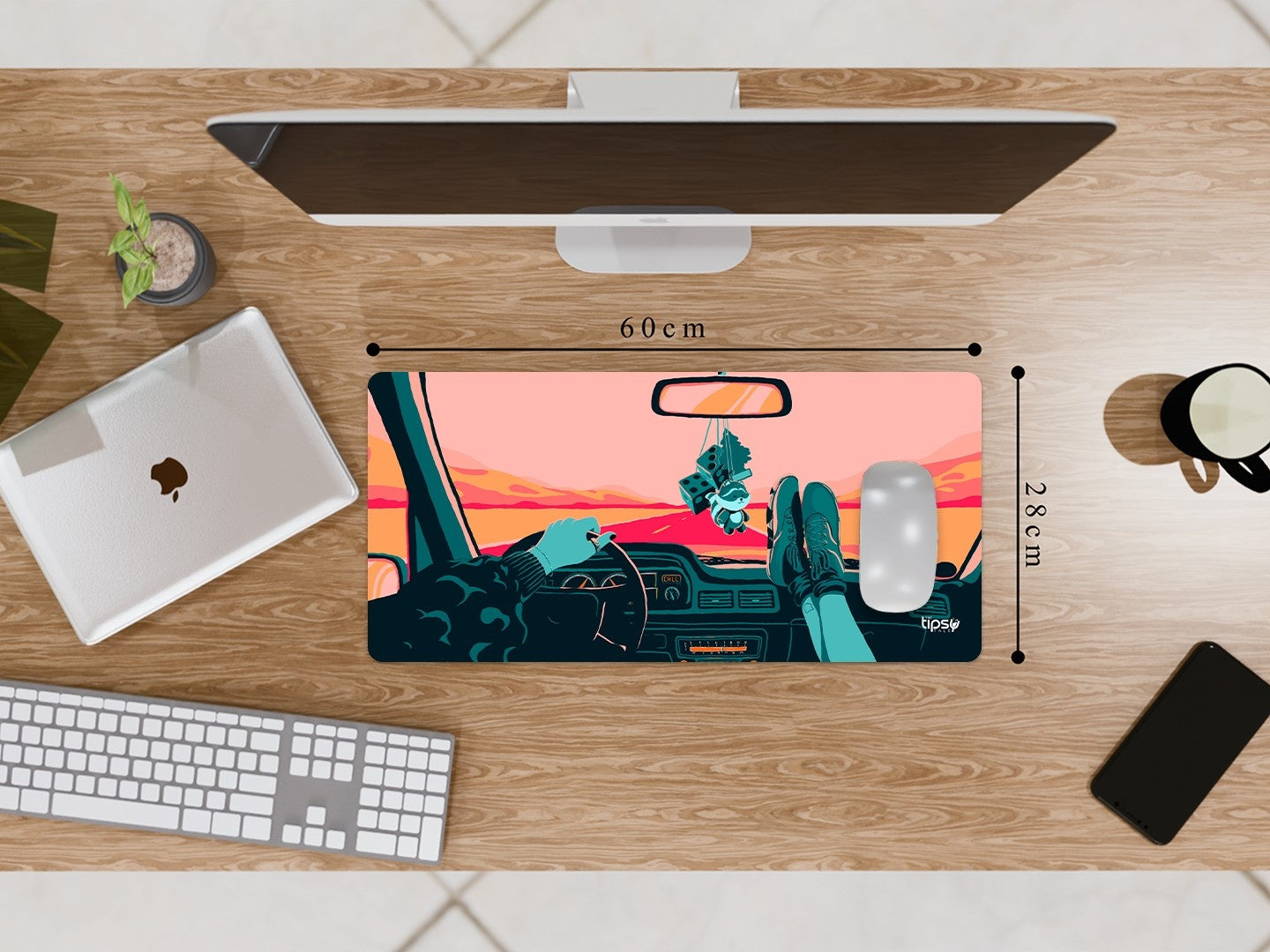 "RIDE THE VIBE" Gaming Mousepad Elevate Your Gaming Experience
