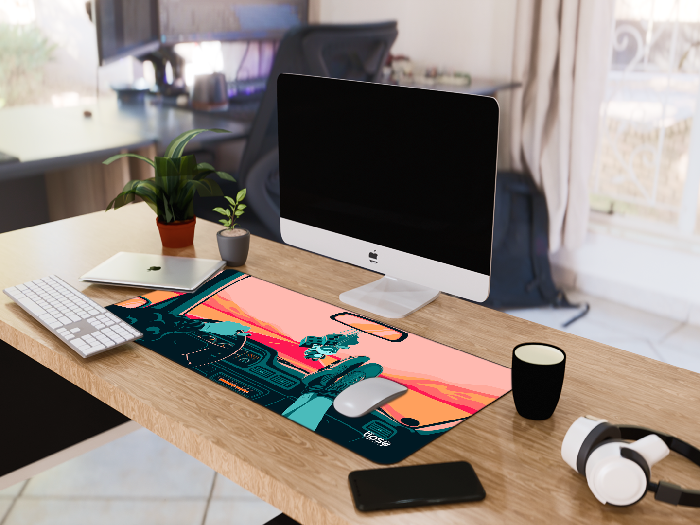 "RIDE THE VIBE" Gaming Mousepad Elevate Your Gaming Experience