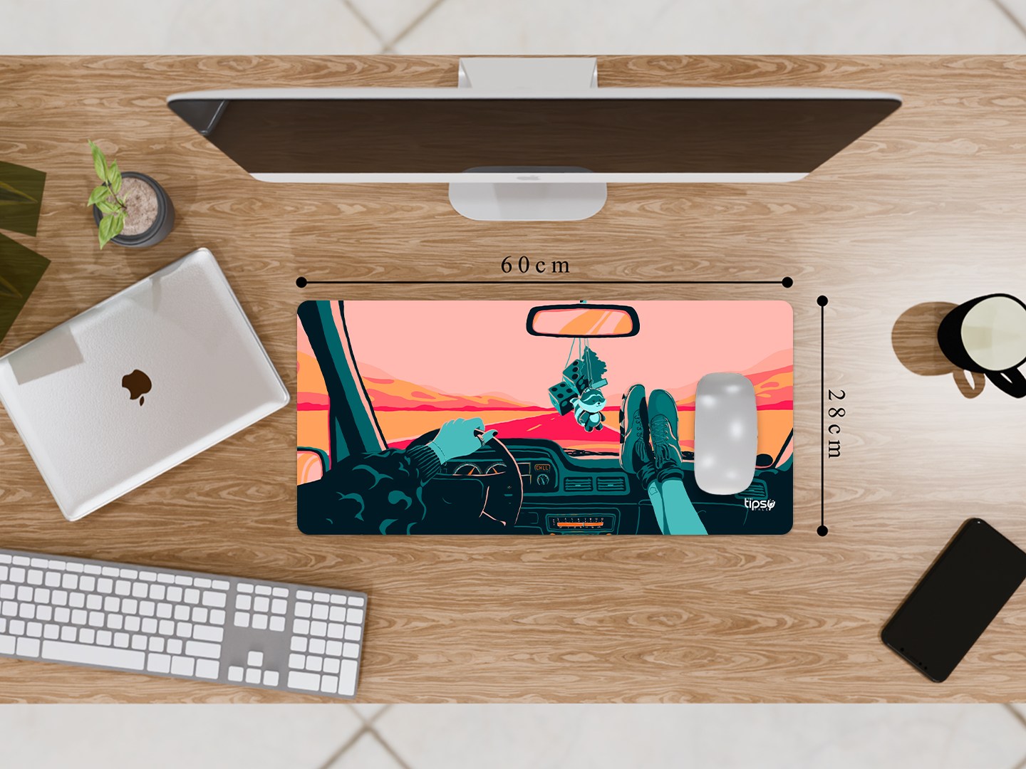 "RIDE THE VIBE" Gaming Mousepad Elevate Your Gaming Experience