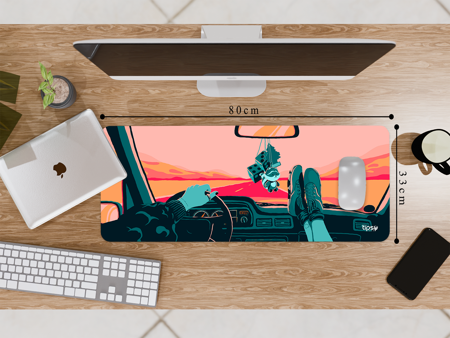"RIDE THE VIBE" Gaming Mousepad Elevate Your Gaming Experience