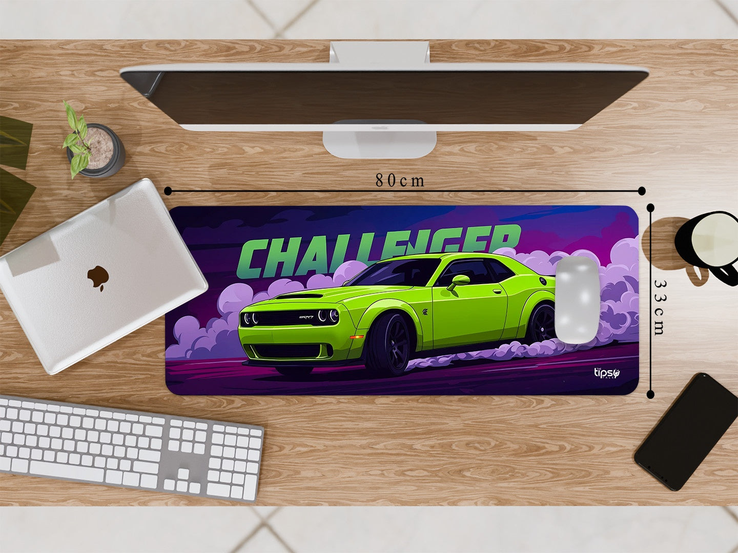 "CHALLENGER-CAR EDITION" Gaming Mousepad Elevate Your Gaming Experience