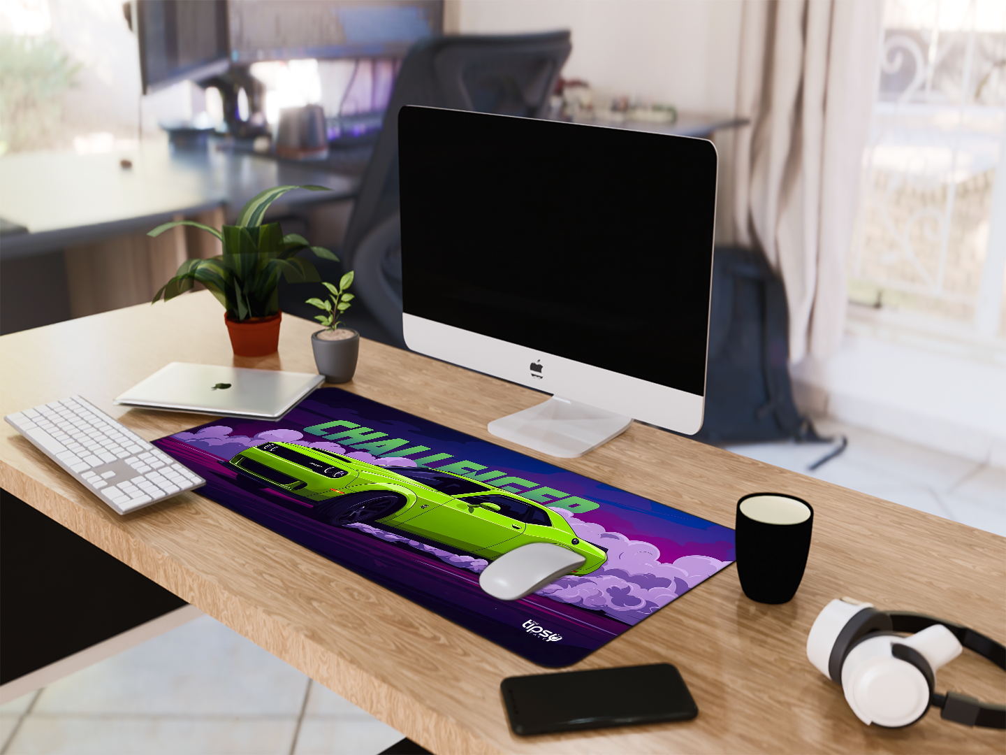 "CHALLENGER-CAR EDITION" Gaming Mousepad Elevate Your Gaming Experience