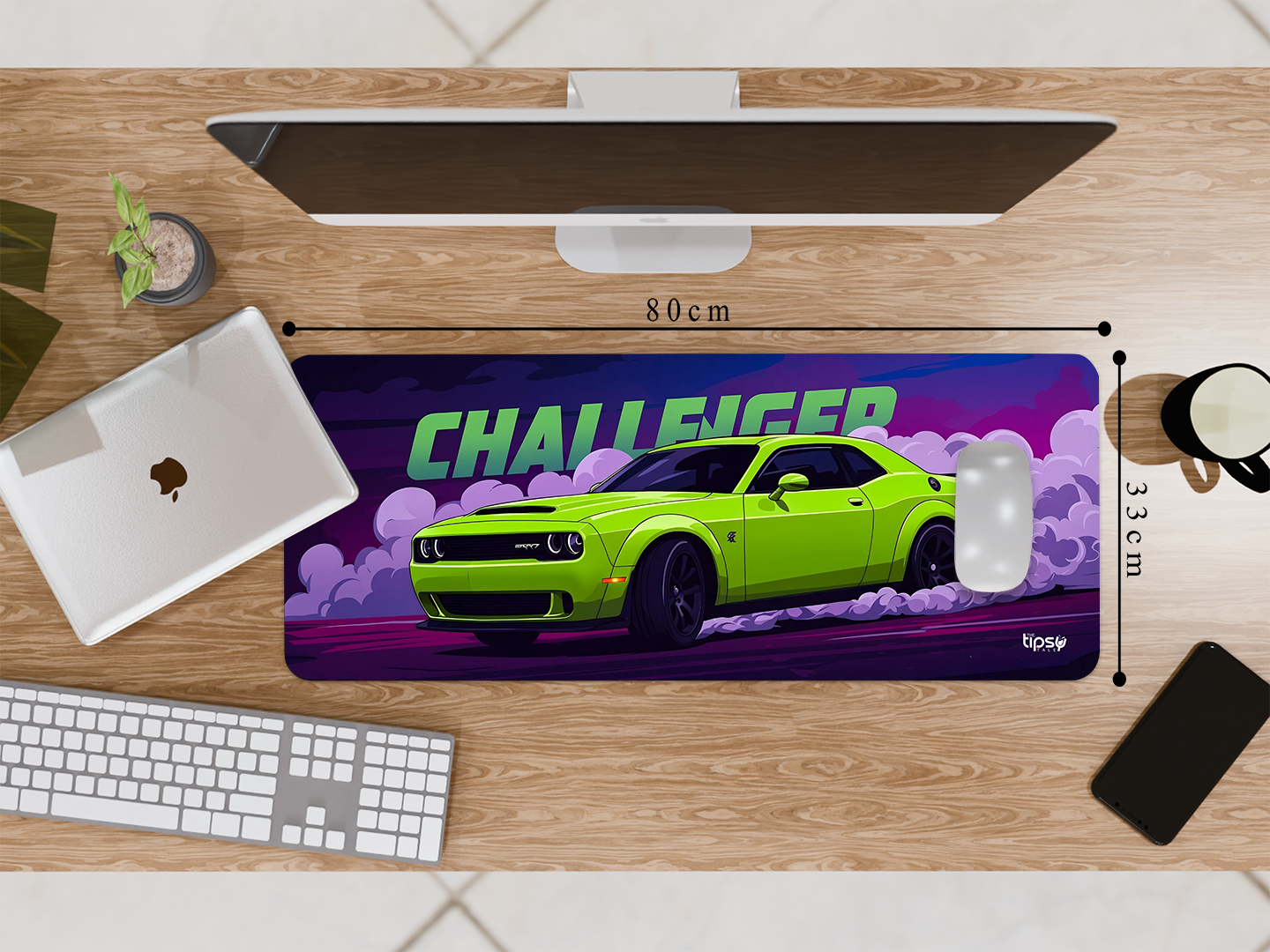 "CHALLENGER-CAR EDITION" Gaming Mousepad Elevate Your Gaming Experience