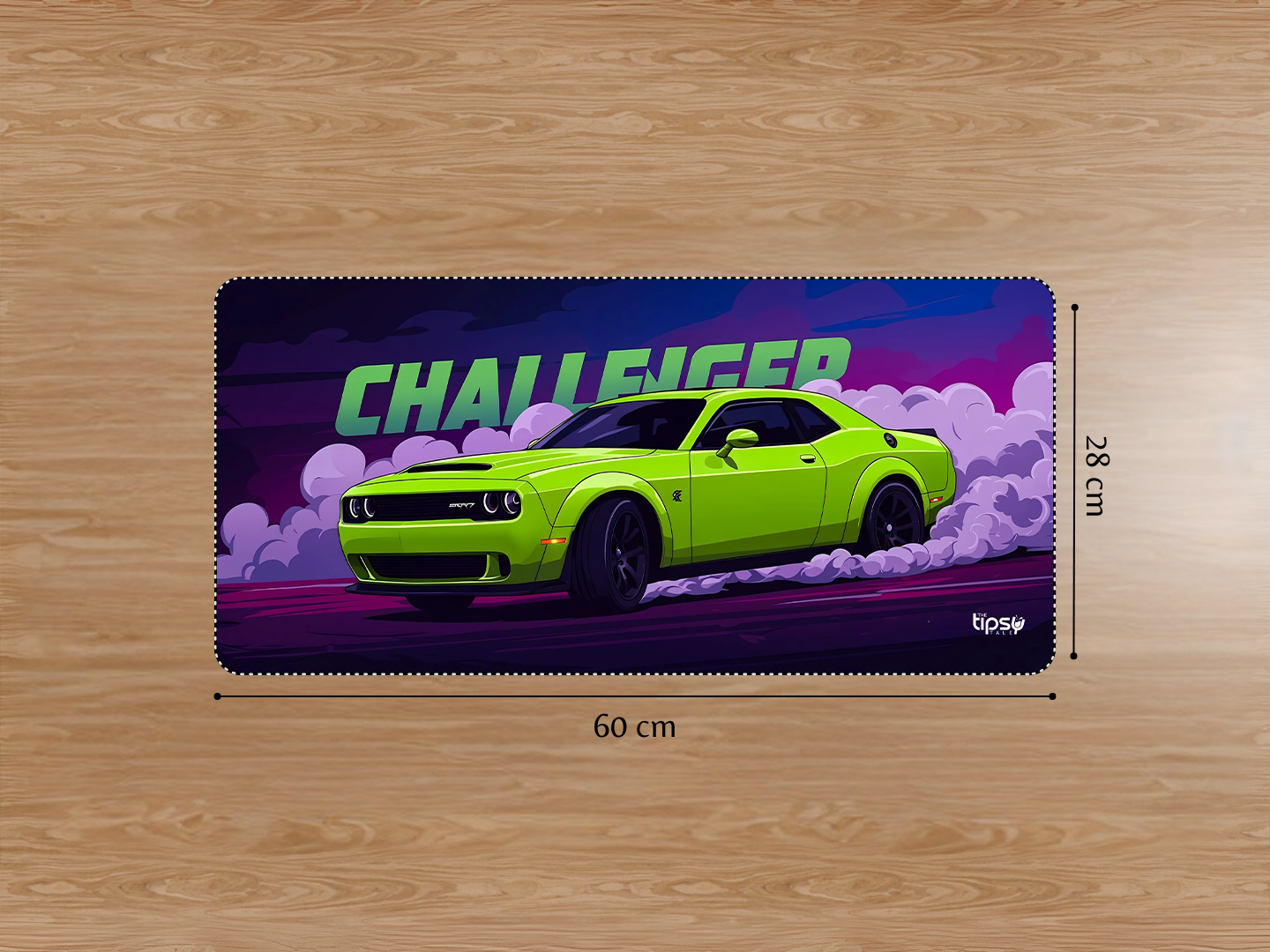 "CHALLENGER-CAR EDITION" Gaming Mousepad Elevate Your Gaming Experience