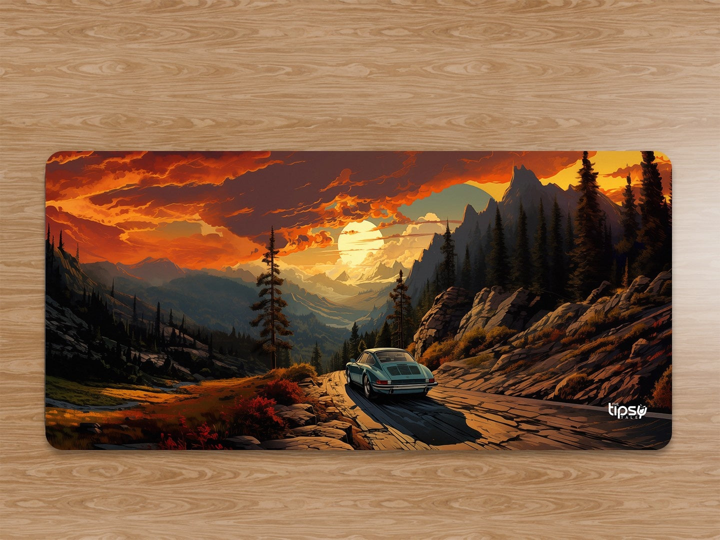 "CHASING THE SUNSET" Gaming Mousepad Elevate Your Gaming Experience