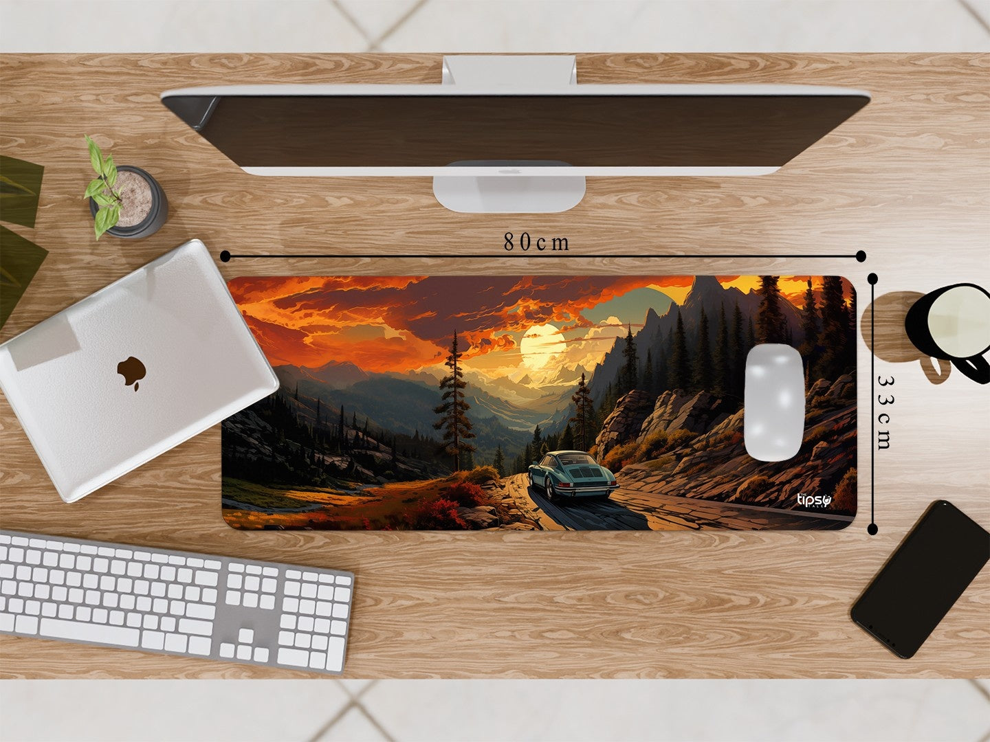 "CHASING THE SUNSET" Gaming Mousepad Elevate Your Gaming Experience