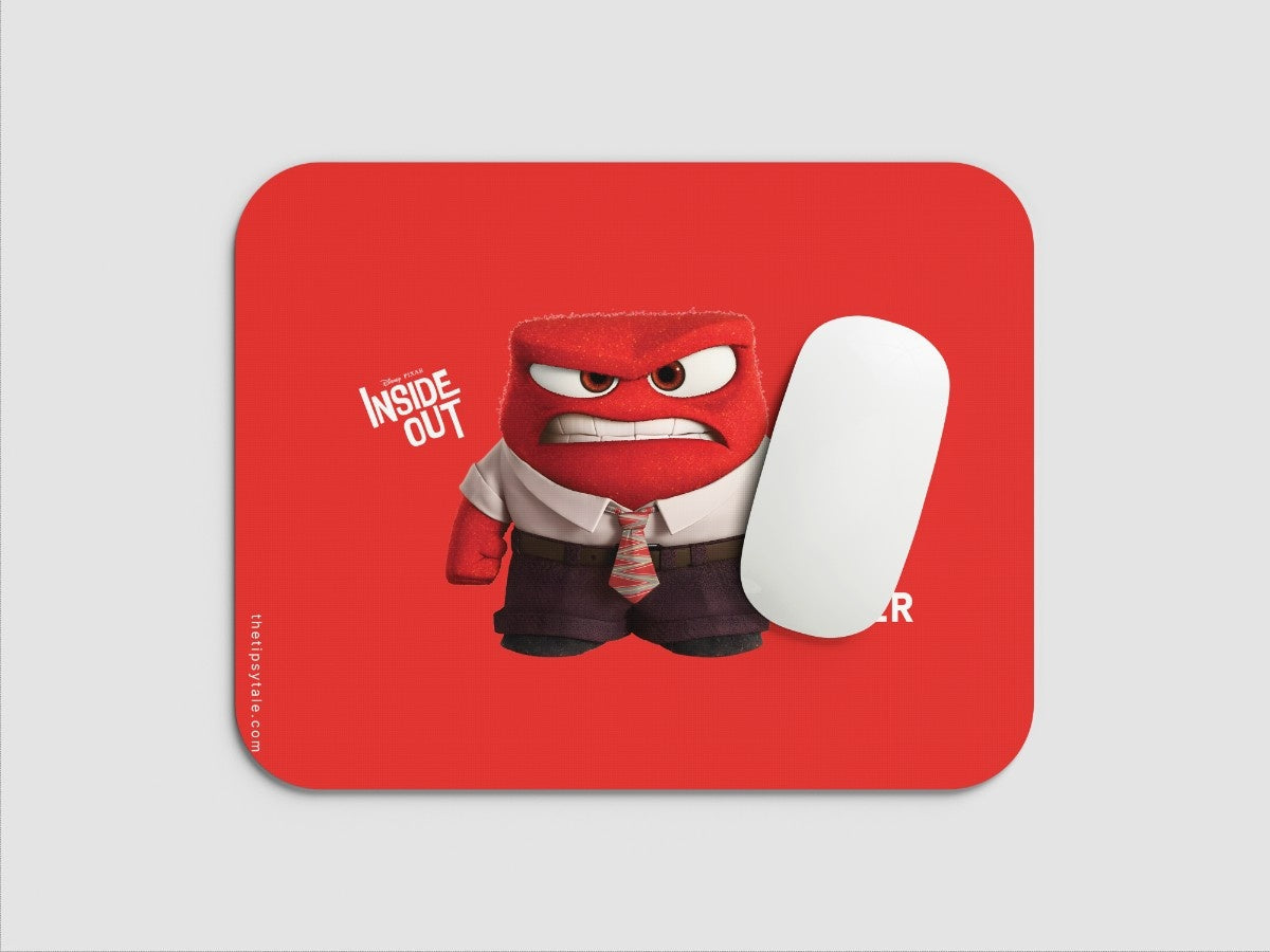 "Inside Out : Anger" Mousepad Enhance Your Workspace with Style